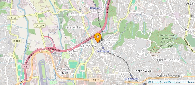 localisation de l'entreprise CASA DE BETON à CANNES