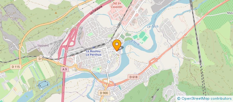 localisation de l'entreprise CASA DE LA CULTURA IBEROAMERICANA  LE BOULOU