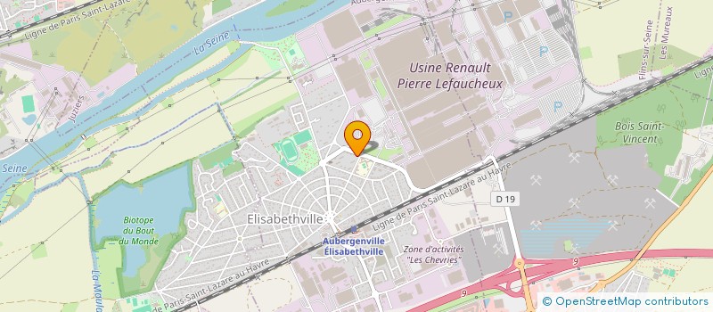 localisation de l'entreprise CASA DE LA PIZZA  AUBERGENVILLE