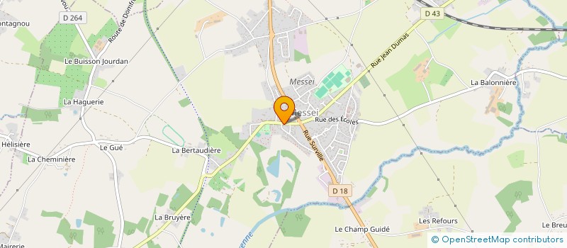 localisation de l'entreprise CASA DEL ARTE à MESSEI
