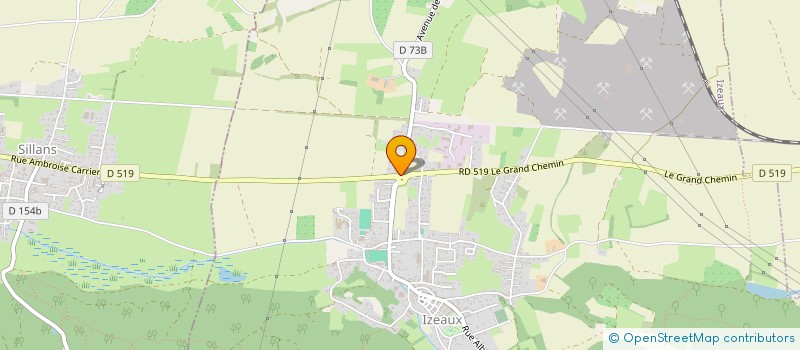 localisation de l'entreprise CASA DEL CAMPO  IZEAUX