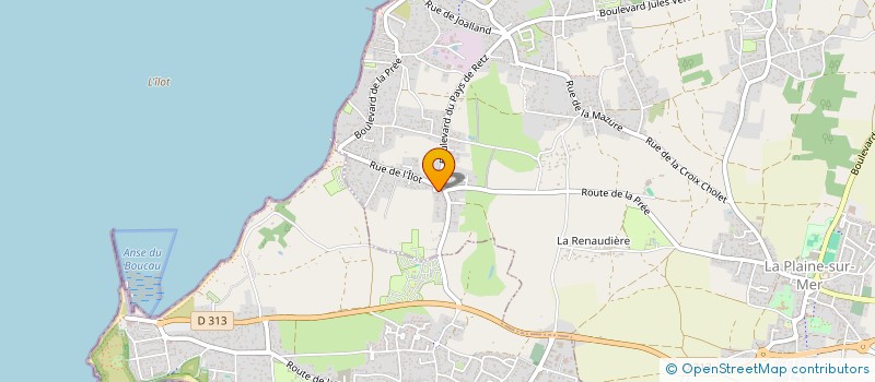 localisation de l'entreprise CASA DEL CONSEIL à LA PLAINE-SUR-MER