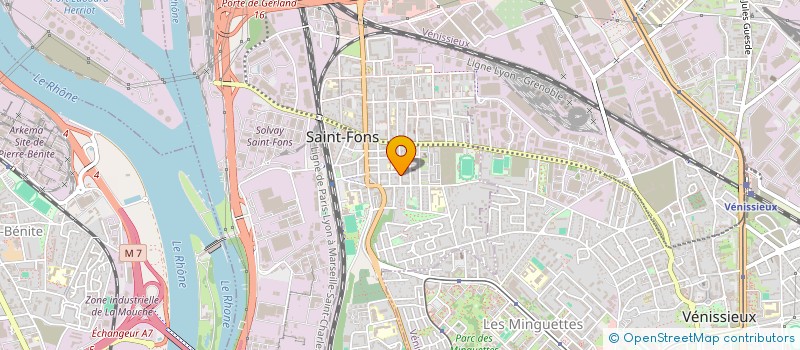 localisation de l'entreprise CASA DEL GUSTO  SAINT-FONS