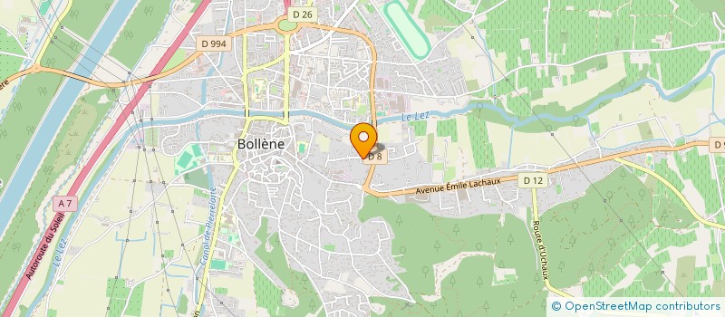 localisation de l'entreprise CASA DEL SOL  BOLLENE