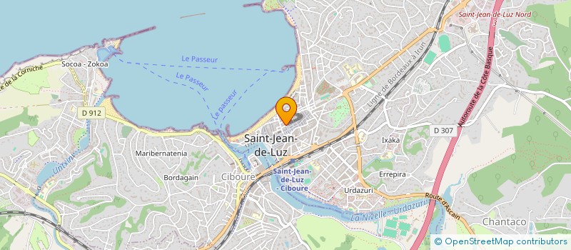 localisation de l'entreprise CASA DEL SOL  SAINT-JEAN-DE-LUZ