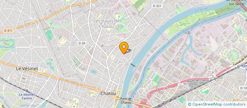 localisation de l'entreprise CASA DEL TEATRO  CHATOU