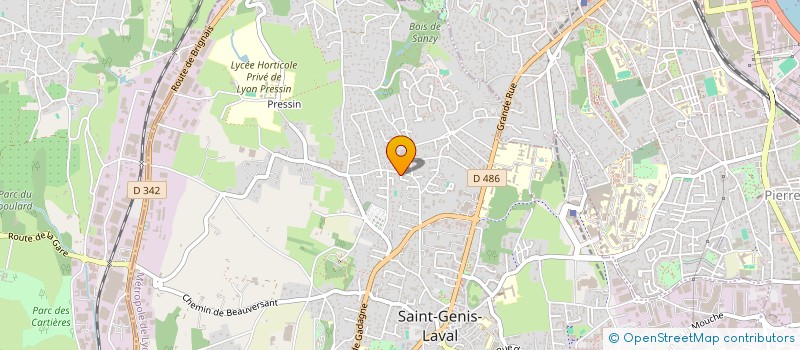 localisation de l'entreprise CASA DELLA MODA  SAINT-GENIS-LAVAL