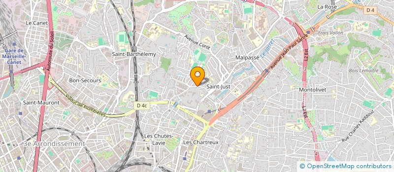 localisation de l'entreprise CASA DELLA PIZZ à MARSEILLE