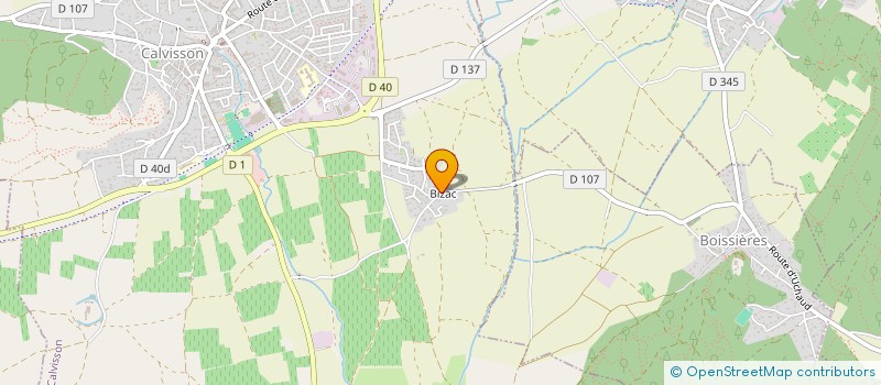 localisation de l'entreprise CASA DELLA ROSA  CALVISSON