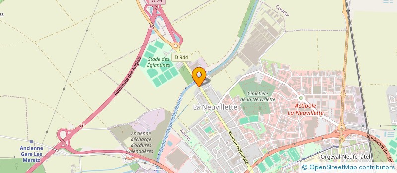 localisation de l'entreprise CASA-DEP  REIMS