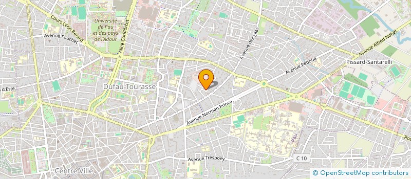 localisation de l'entreprise CASA DES ARTS - LA SWINGIN'COMPAGNIE à PAU