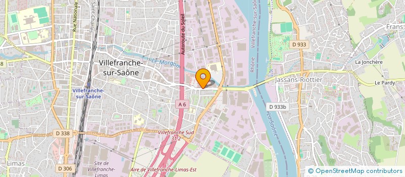 localisation de l'entreprise CASA & DESIGN à VILLEFRANCHE-SUR-SAONE