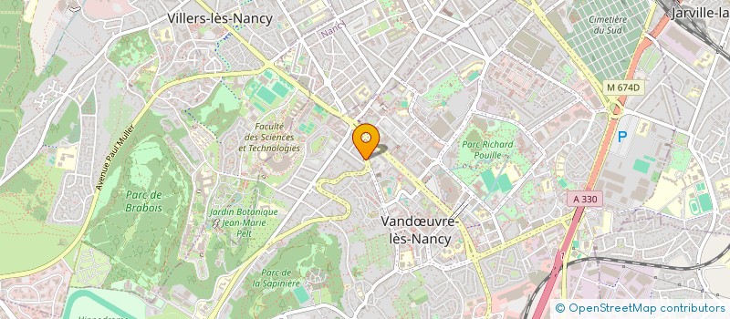 localisation de l'entreprise CASA DI ENZO  VANDUVRE-LES-NANCY