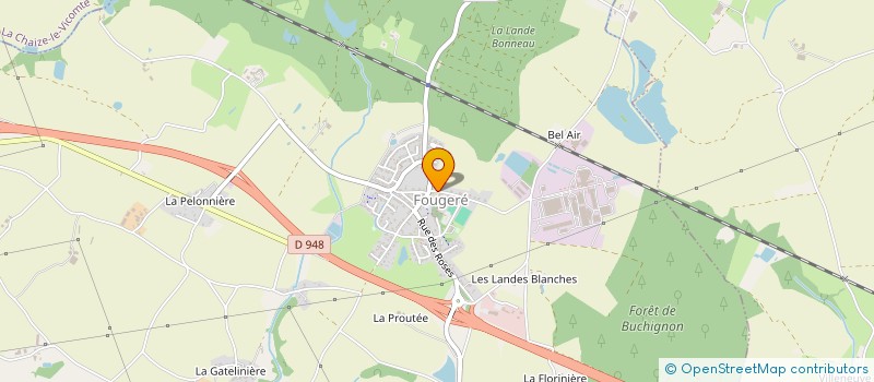 localisation de l'entreprise CASA DI FAMIGLIA  FOUGERE