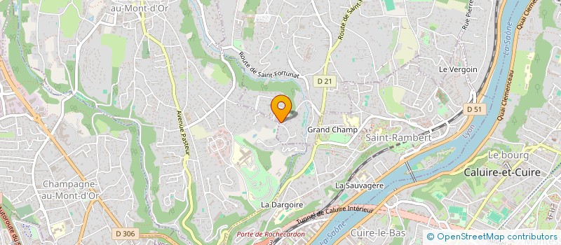 localisation de l'entreprise CASA DI FLOR  SAINT-CYR-AU-MONT-D'OR