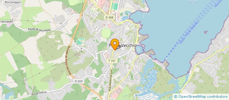 localisation de l'entreprise CASA DI L'ARTE à PORTO-VECCHIO