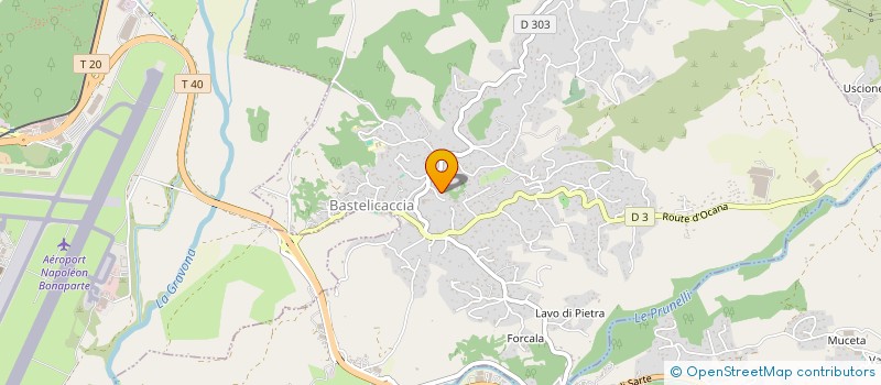 localisation de l'entreprise CASA DI PAESE à BASTELICACCIA
