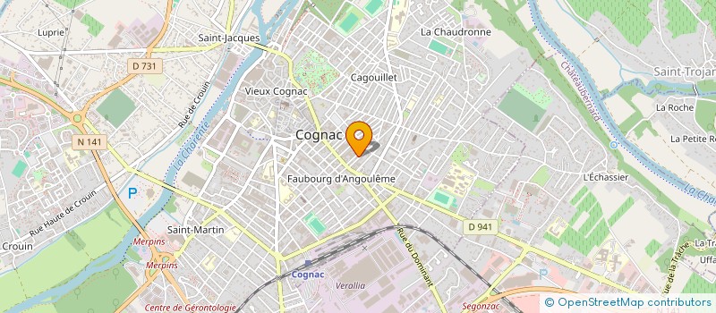 localisation de l'entreprise CASA DI POZZO à COGNAC