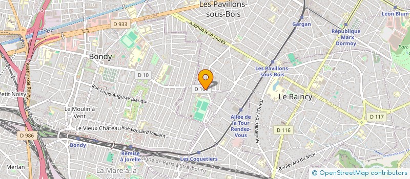 localisation de l'entreprise CASA DI ROMA PIZZA à LES PAVILLONS-SOUS-BOIS
