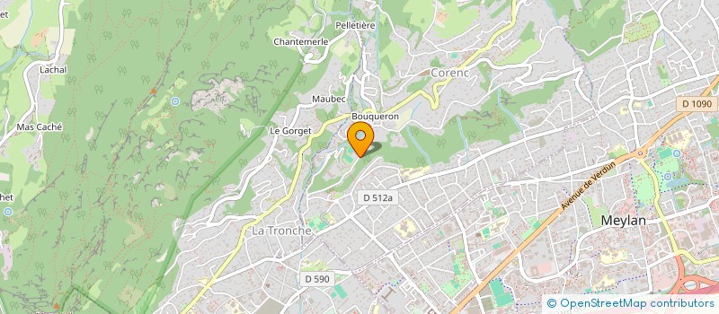 localisation de l'entreprise CASA DI ZITTEDDI  CORENC