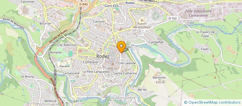 localisation de l'entreprise CASA DIAMANTE  RODEZ