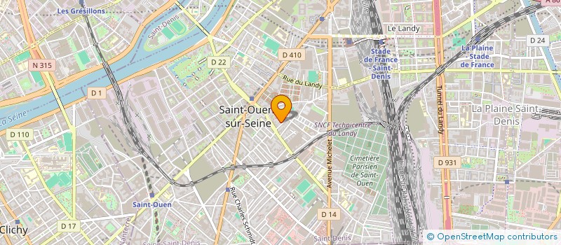 localisation de l'entreprise CASA DIDOU à SAINT-OUEN-SUR-SEINE