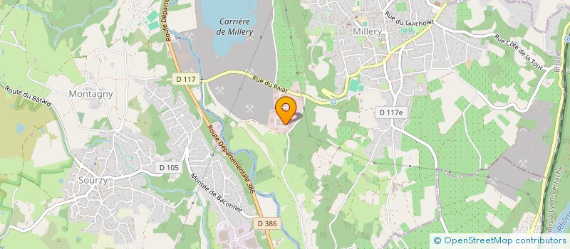 localisation de l'entreprise CASA DIFFUSION  MILLERY