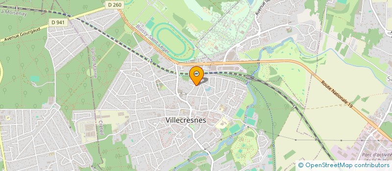 localisation de l'entreprise CASA DIVES  VILLECRESNES