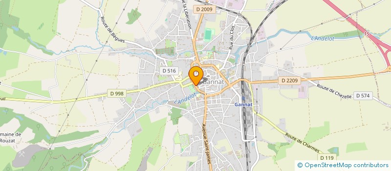 localisation de l'entreprise CASA DO SABOR  GANNAT