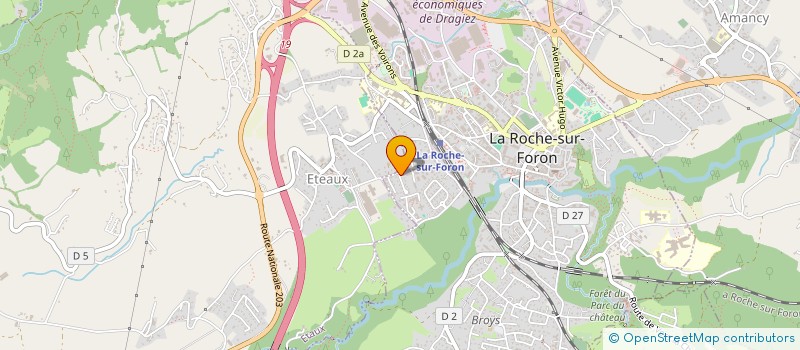 localisation de l'entreprise CASA DOUVRIMMO  LA ROCHE-SUR-FORON