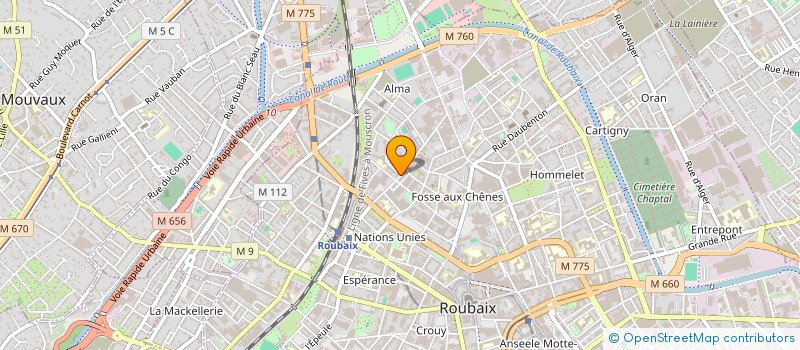 localisation de l'entreprise CASA DRINK à ROUBAIX