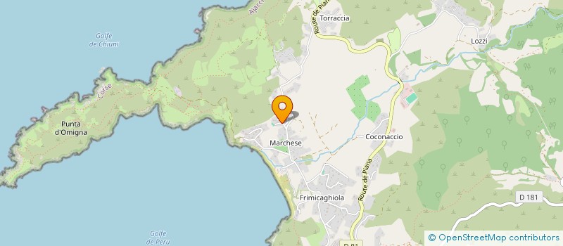 localisation de l'entreprise CASA E NATURA à CARGESE