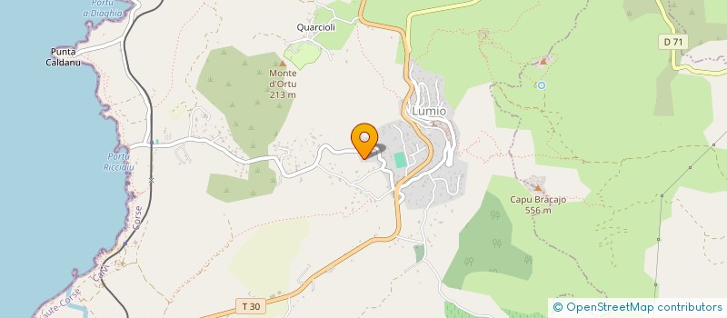 localisation de l'entreprise CASA E ORTU à LUMIO