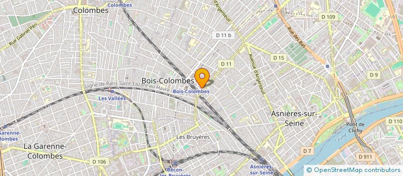 localisation de l'entreprise CASA ELLENA à BOIS-COLOMBES