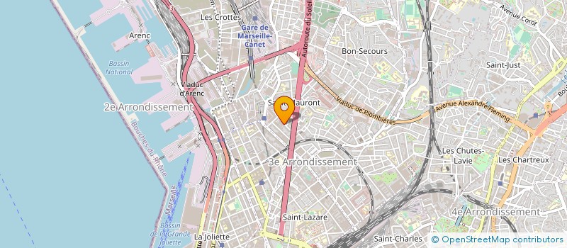 localisation de l'entreprise CASA EMBALLAGE à MARSEILLE