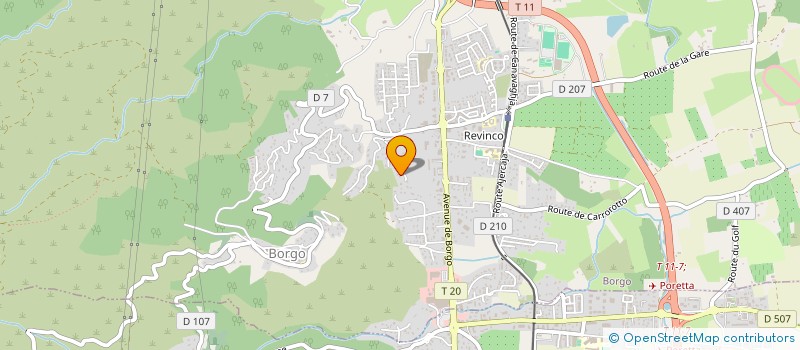 localisation de l'entreprise CASA ENERGIA  BORGO