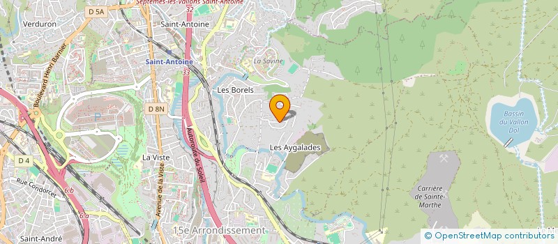 localisation de l'entreprise CASA FACTORI à MARSEILLE 15EME