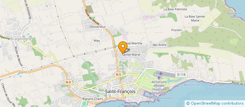 localisation de l'entreprise CASA FAMILY à SAINT-FRANCOIS