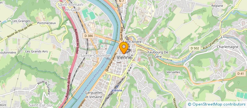 localisation de l'entreprise CASA FLORES  VIENNE