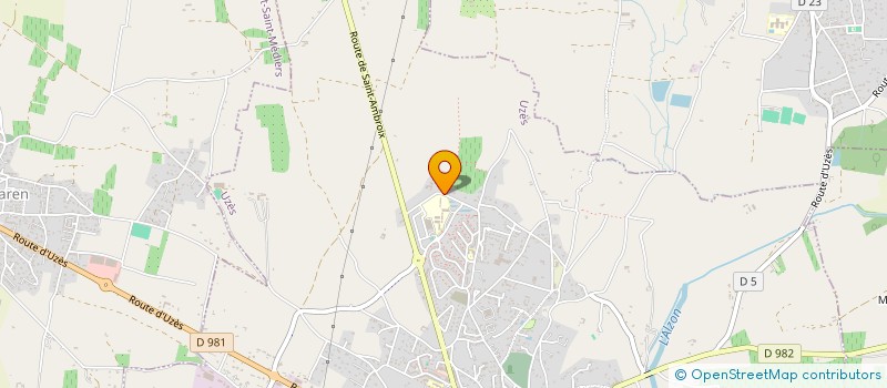 localisation de l'entreprise CASA GIGI  UZES