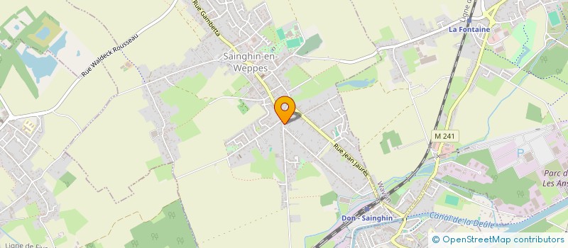 localisation de l'entreprise CASA GIL  SAINGHIN-EN-WEPPES