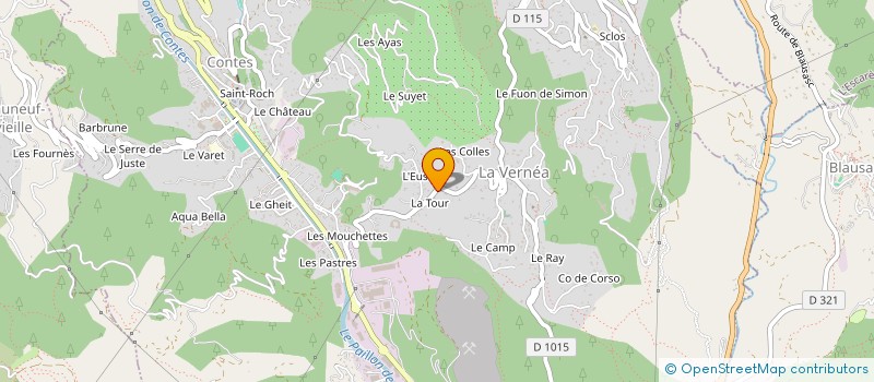 localisation de l'entreprise CASA GIOIA  CONTES