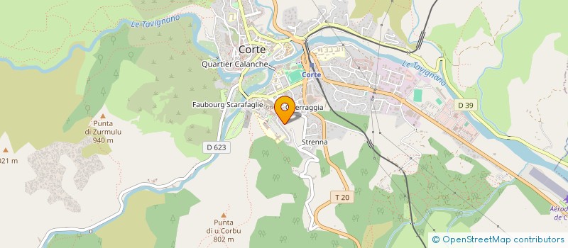 localisation de l'entreprise CASA GIULIA à CORTE