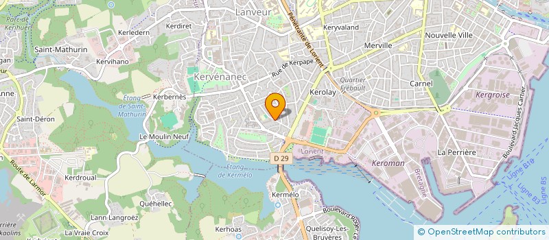 localisation de l'entreprise CASA HOSTEA  LORIENT