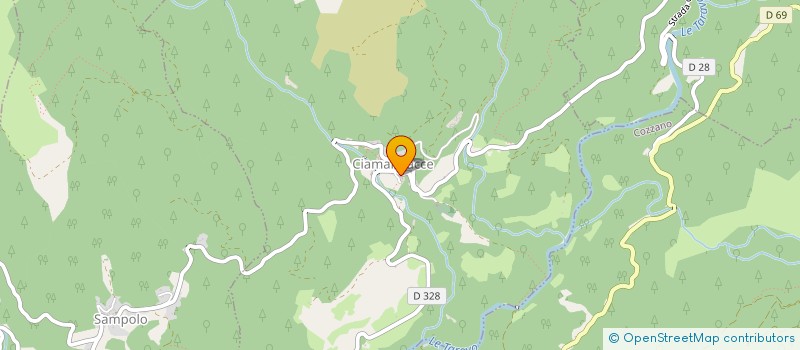 localisation de l'entreprise CASA I VOLPI à CIAMANNACCE