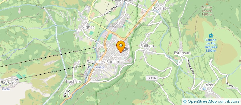 localisation de l'entreprise CASA II  SAINT-LARY-SOULAN