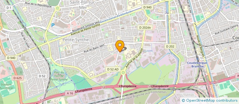 localisation de l'entreprise CASA IMMO à DUNKERQUE