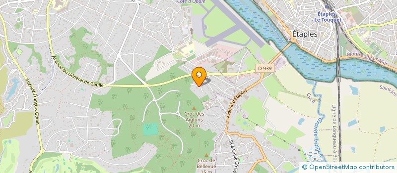 localisation de l'entreprise CASA IMMO à LE TOUQUET-PARIS-PLAGE