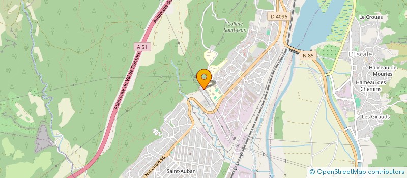 localisation de l'entreprise CASA IMMO  CHATEAU-ARNOUX-SAINT-AUBAN