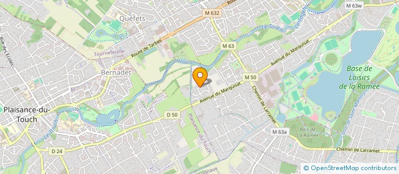 localisation de l'entreprise CASA IMMO TNF  TOURNEFEUILLE